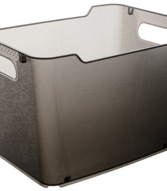 Opbergdoos Lotta, 20 liter, kristalgrijs
