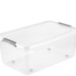 Opbergbox 'leo', 37 liter, transparant