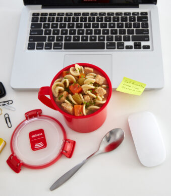 Sistema Magnetronbeker Medium Soup Mug, 650 ml, rood