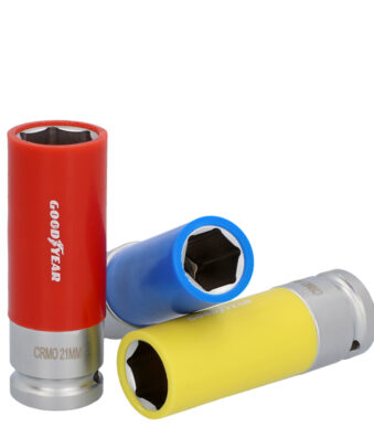 GOODYEAR Doppenset 17/19/21 mm, 3-delig