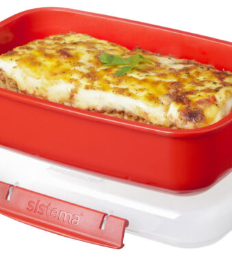 Sistema magnetronbak rechthoekig, 1,25 liter, rood