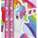 FABER-CASTELL Schrijfset Eenhoorn, roze, 3-delig