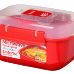 Sistema magnetronbakje rechthoekig, 525 ml, rood