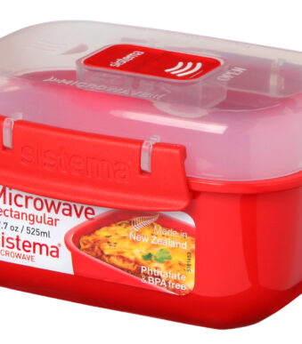 Sistema magnetronbakje rechthoekig, 525 ml, rood