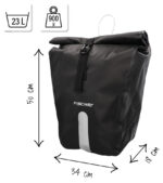 FISCHER fietstas voor bagagedrager PLUS Emendo