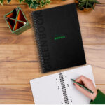 RHODIA Collegeblok GREENBOOK, A5+, geruit, zwart