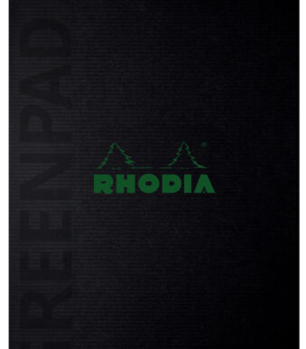 RHODIA Spiraal notitieblok GREENPAD, A5+, geruit, zwart