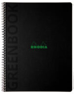 RHODIA Collegeblok GREENBOOK, A4+, geruit, zwart