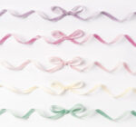 folia Fluweel Lintjes Set PASTEL, diverse kleuren