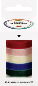 Folia fluwelen lint set Classic, gesorteerd op kleur