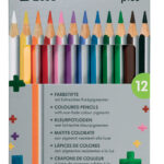 LAMY driekantige kleurpotloden plus, etui met 12 stuks