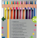 LAMY Driekantige kleurpotloden plus, etui van 24 stuks