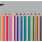 LAMY driekantige kleurpotloden plus, metalen etui met 36 stuks