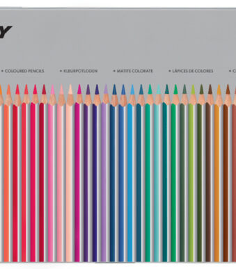 LAMY driekantige kleurpotloden plus, metalen etui met 36 stuks