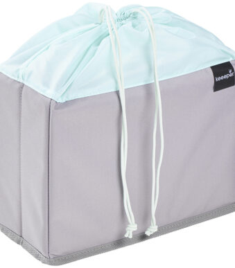 keeeper Fruit- & Groentetas 'nea', 9 Liter, grijs/aquamarijn