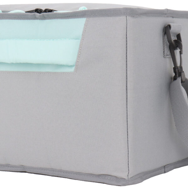 keeeper Isolatietas 'nea', Maat L, grijs/aquamarijn