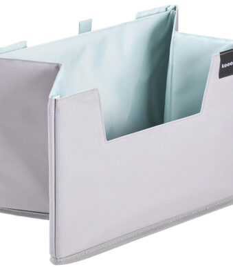 keeeper Boodschappenorganizer 'nea', maat L, grijs/aquamarijn