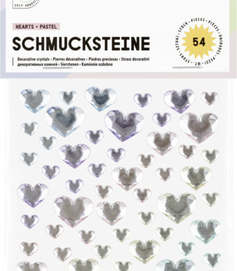 folia plakstenen HEARTS PASTEL, zelfklevend