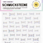 Folia sierstenen strikjes iriserend, zelfklevend