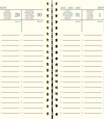 EXACOMPTA Zakagenda SAD 13S, 2025/2026, 16 maanden