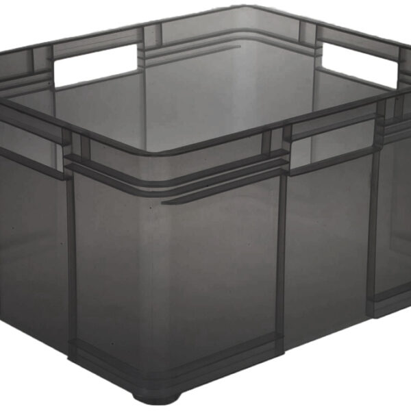 Grote opbergdoos 'bruno', 54 liter, grijs