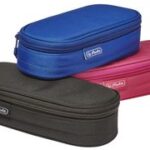 Nylon pennenetui, zwart