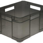 Opbergdoos XL 'bruno', 28 liter, grijs