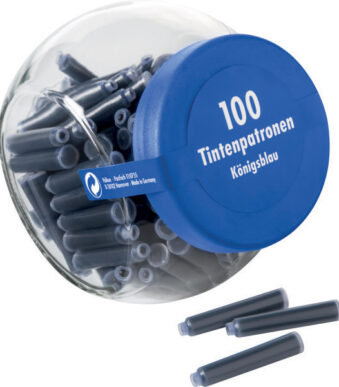 Pelikan Inktpatronen in glas, koningsblauw, 100 stuks