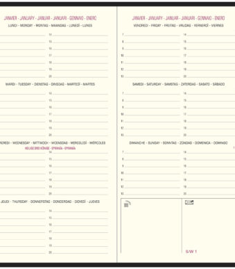 Exacompta zakagenda Eurotime 16, 2025, Cassandra