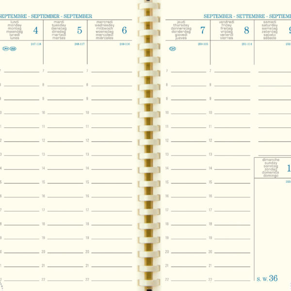 EXACOMPTA Zakagenda SAD 16S VERONE, 2025/2026, 16 maanden