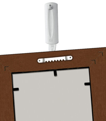 3M Command Schilderijspijker met zaagprofiel, kunststof, wit