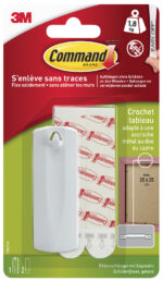 3M Command Schilderijspijker met zaagprofiel, kunststof, wit