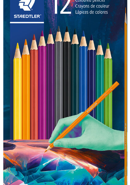 STAEDTLER Hexagonale kleurpotloden Edition 1, kartonnen etui met 12 stuks