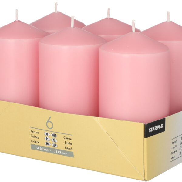 STARPAK Stompkaars, diameter: 60 mm, oudroze