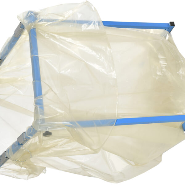 DM-folien doorzichtige bigbag met zijvouwen, 1.000 liter