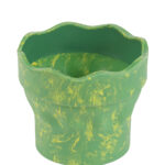 FABER-CASTELL Inklapbare Waterbeker CLIC & GO, gemarmerd groen