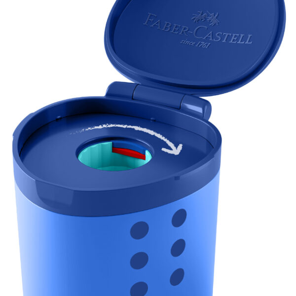 FABER-CASTELL Puntenslijper Grippy, blauw