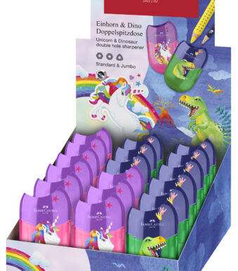 FABER-CASTELL Puntenslijper 'Dino/Eenhoorn', in display