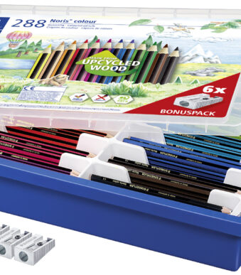STAEDTLER Noris Colour kleurpotloden, kunststof bewaardoos 288 stuks
