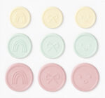 folia zegel-stickers CANDY, diverse maten en kleuren