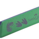 FABER-CASTELL Kunststof gum 'Dino', groen/blauw