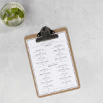 EUROPEL Menukaart klembord, A5 formaat, naturel