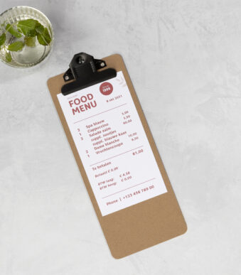 EUROPEL Klembord voor rekeningen, naturel