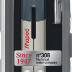 Maped passerdoos No.308, zwart, 3-delig