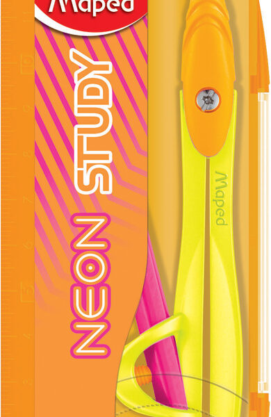 Maped Passerdoos STUDY NEON met adapterring, gesorteerd