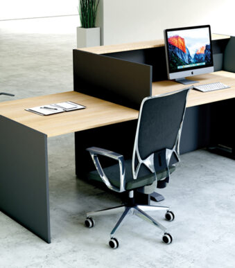 Kerkmann Balie Marino up & down met vergadertafel, klein