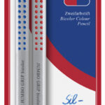 FABER-CASTELL Jumbo GRIP tweekleurig lettergreeppotlood, blister