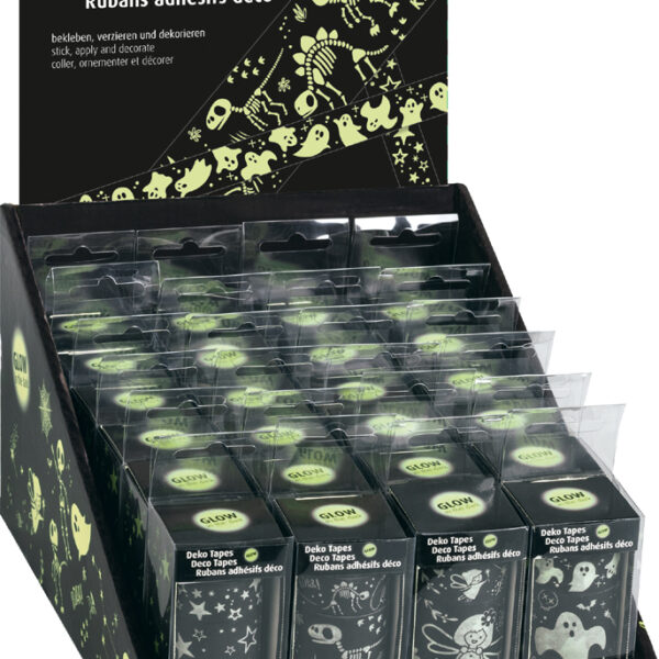 HEYDA Decoratietape Glow in the dark, Balie-display