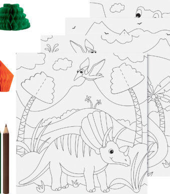 HEYDA 3D Knutselset 'Dinosaurus', 15-delig