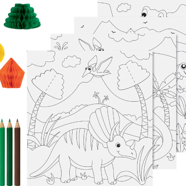 HEYDA 3D Knutselset 'Dinosaurus', 15-delig